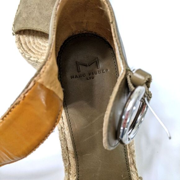 Marc Fisher Ltd Alida Espadrilles Platform Wedge Sandal - Picture 4 of 9